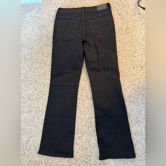 Madewell Tall Kick Out Crop Jeans black size 29 tall NWT - Picture 8 of 8